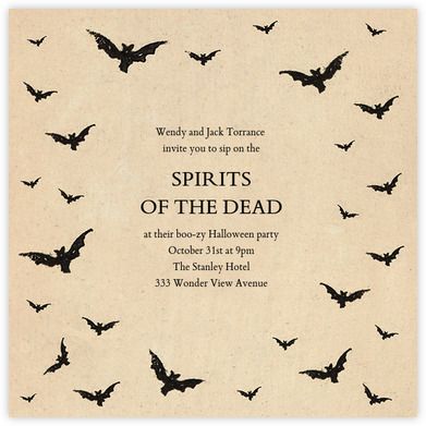 Scary Halloween Invitations, Halloween Invitation Wording, Adult Halloween Invitations, Evite Invitations, Spirits Of The Dead, Beetlejuice Halloween, Cards Halloween, Halloween House Party, Halloween Invitation