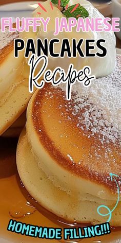 Fluffy Japanese Pancakes: A Cloud on Your Plate Japanese Cloud Pancakes, Puffy Pancakes Japanese, Big Fluffy Pancakes, Cloud Pancakes, Japanese Fluffy Pancakes, Puffy Pancakes, Coconut Bites, Fluffy Pancake Recipe, Japanese Pancake