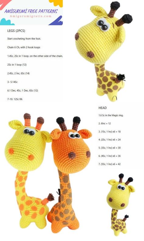 Amigurumi Elegant Giraffe Free Pattern - Amigurumi Pattern Giraffe Sewing Pattern, Crochet Giraffe Pattern, Crochet Pokemon, Giraffe Crochet, Crochet Bunny Pattern, Crochet Baby Toys, Giraffe Pattern, Crochet Amigurumi Free Patterns, Crochet Amigurumi Free