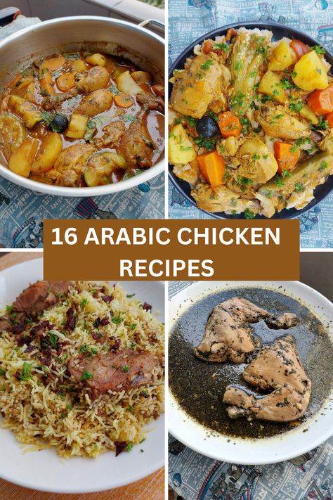 Here are the 16 best Arabic Chicken recipes that you can cook for your families and loved one. Arabic Whole Chicken Recipes, Iraqi Chicken Recipes, Syrian Chicken Recipes, Easy Arabic Meals, Iftar Chicken Recipes, Arabian Chicken Recipes, Arab Chicken Recipes, Middle Eastern Recipes Chicken, Ramadan Chicken Recipes