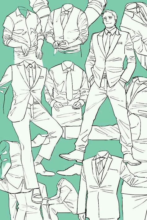 Suit Wrinkles Reference, Person In Suit Reference, Person In Suit Drawing, Suit Art Reference, Suit Drawing Reference, Drawing Suit, Suit Sketch, Suit Drawing, Bd Art