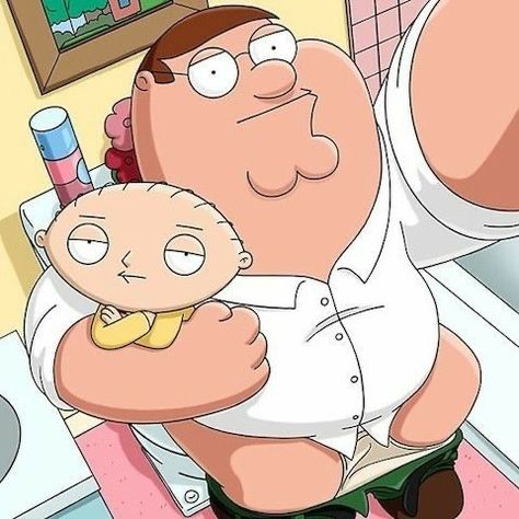 Peter Family Guy, I Griffin, Small Bathroom Designs, Family Guy Stewie, Family Guy Funny, Family Guy Funny Moments, Stewie Griffin, Peter Griffin, Funny Emoticons