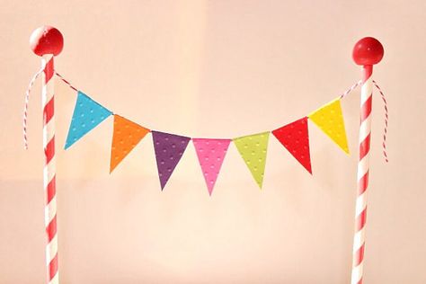 Cake Bunting/Cake Topper/Cake Banner/Flags. The Big Top. Circus Themed. Birthday Fringe Banner, Bunting Cake, Big Top Circus, Cake Bunting Topper, Cake Bunting, Cake Banner, Auction Ideas, Bunting Flags, Topper Cake