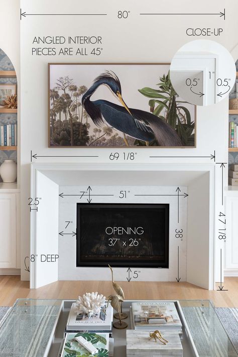 Mounting A Tv, Mantel Styling, Tv Above Fireplace, Tv Over Fireplace, Driven By Decor, Living Tv, Fireplace Built Ins, Bedroom Fireplace, Faux Fireplace