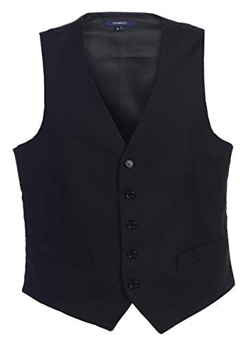 Gioberti Mens Formal Suit Vest, Black, Business Suit Vest, Wedding Party Groomsmen, Black Suit Vest, Men's Business Suits, Formal Vest, Mens Suit Vest, Formal Suit, Men Formal, Mens Formal