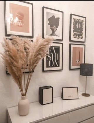 Beauty Room Decor, Dekorasi Kamar Tidur, Decor Home Living Room, Living Room Decor Apartment, Room Inspiration Bedroom, Room Ideas Bedroom, Home Room Design, Pampas Grass, Apartment Living Room