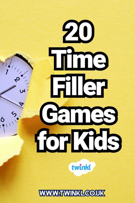 20 Time Filler Games for Kids Time Filler Games, Game Ideas For Kids, Key Stage 2, Class Games, Teaching Time, Desk Drawer, Game Ideas, Games For Kids, Teaching Resources