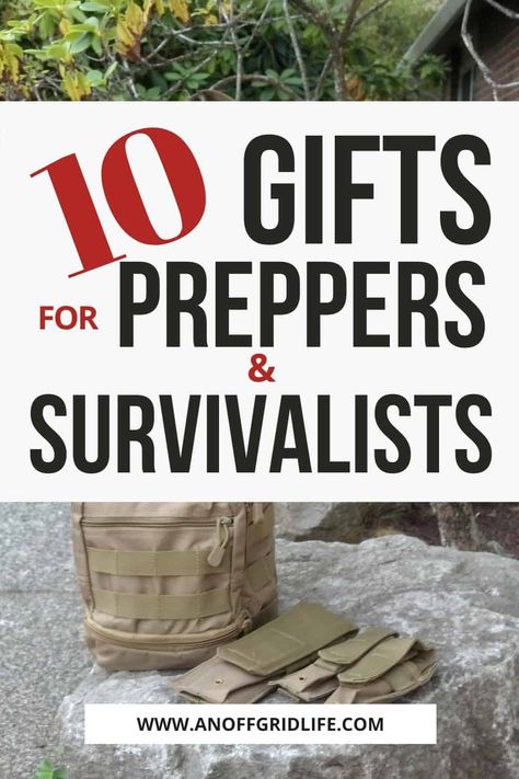 Got a prepper or survivalist on your gift list? Here are 10 ideas for presents they'll love. #prepper #survivalist #preppergiftguide Ideas For Presents, Preppers List, Survival Prepping Diy, Emergency Prepardness, Budget Friendly Gift, Emergency Prepping, Bug Out Bag, Smart Living, Camping Survival