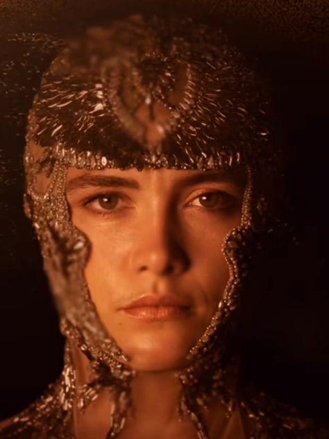 Dune Headpiece, Dune 2 Costumes, Florence Pugh Dune, Dune 2 Aesthetic, Princess Irulan, Dune Aesthetic, Dune Characters, Dune Part 2, Dune Film