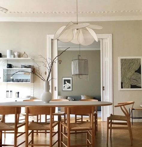 Cornforth White, Dining Room Paint Colors, White Lounge, Kitchen Drawing, Dining Room Paint, Neutral Paint Color, James White, White Dining Room, Farrow And Ball