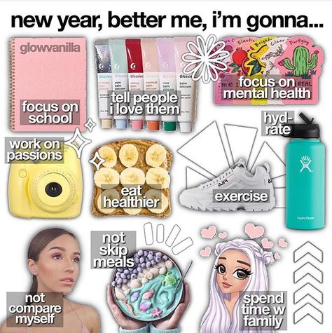 #2019 #new #newyear #newyearnewyou #newyearnewme #water #school #life #lifestyle #niche #facemask New Year Better Me, Better Me, Teen Trends, Aesthetic Memes, Glo Up, New Year New Me, School Survival, Mia 3