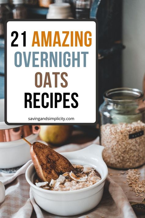 Healthy Overnight Oats Recipe, Best Overnight Oats, Overnight Oats Recipe Easy, Healthy Overnight Oats, Best Overnight Oats Recipe, Oats Overnight, Overnight Oats Recipes, Overnight Oatmeal Recipes, Easy Overnight Oats