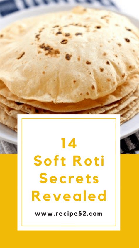 Chapatis Indian, Soft Roti Recipe, Roti Making, Soft Roti, Recipes Tuna, Chapati Recipes, Recipes Cheese, Recipes Avocado, Indian Flatbread