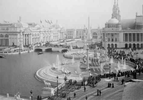 The Chicago Fair 1893    http://connectere.wordpress.com/2011/02/15/cries-of-discovery/ Columbian Exposition 1893, World's Columbian Exposition, Paris 1900, Palace Of Fine Arts, Chicago History, Chicago Photos, My Kind Of Town, Chicago City, White City