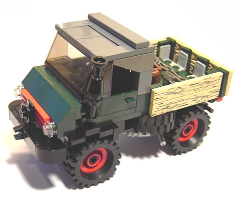 Lego Unimog, Lego Bucket, Lego Tractor, Nagano Prefecture, Lego Auto, Brick Lego, Mercedes Unimog, Lego Truck, Lego Club