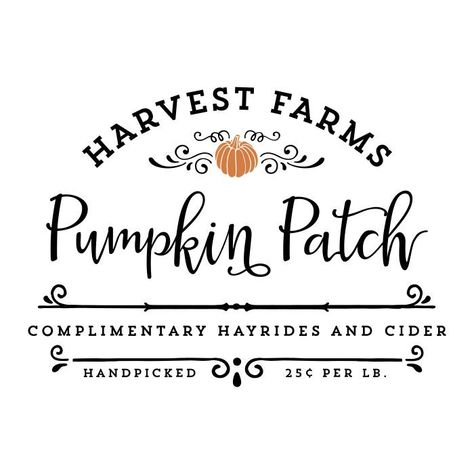 Pumpkin Patch Sign Diy, Pumpkin Patch Business, Pumpkin Patch Sign, Harvest Farm, Rustic Autumn, Pumpkin Farm, Farm Logo, Rustic Fall Decor, Fresh Christmas Trees