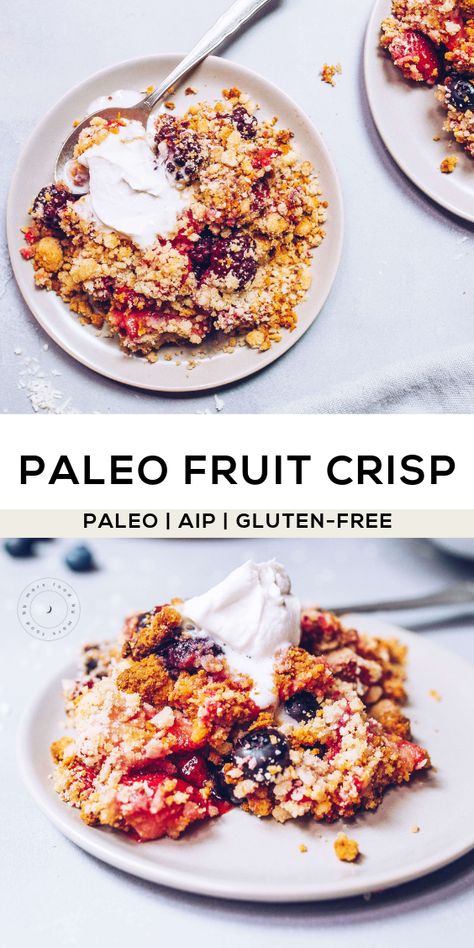 Simple Paleo Dessert, Elimination Diet Dessert Recipes, Aip Cobbler, Paleo Baked Goods, Paleo Date Recipes, Aip Beef Recipes, Elimination Diet Desserts, Aip Fruit, Aip Desert