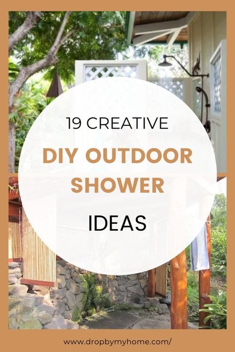 19 Creative DIY Outdoor Shower Ideas  Add a touch of luxury to your outdoor space with these 19 creative DIY outdoor shower ideas. From rustic setups to modern designs, explore how to build your own outdoor shower for a refreshing and stylish addition to your backyard. Perfect for those who love outdoor living and unique home projects. Outdoor Sauna Shower Ideas, Outdoor Shower Design Ideas, Outside Shower Ideas Backyards Diy, Outdoor Shower Ideas Diy, Outside Shower Ideas Backyards, Backyard Shower Ideas, Diy Outdoor Shower Ideas Simple, Outdoor Shower Ideas Backyards, Rustic Outdoor Shower Ideas