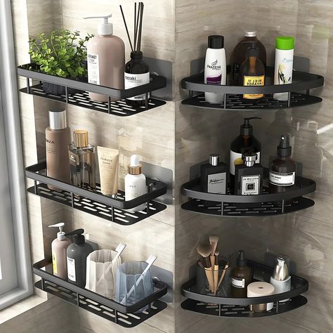 Wall Mounted Corner Shelves, Utility Shelves, Shower Shelf, Porta Shampoo, Shower Storage, Shelf Bathroom, Bathroom Storage Racks, Bathroom Storage Shelves, Shower Holder