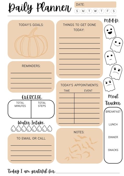 Get Organized Printables, Useful Printables, Things To Keep Track Of In Your Planner, Daily Planner Template Aesthetic, Task List Aesthetic, Free Printables Organization Templates, Self Care Planner Printable Free, Aesthetic Digital Planner Ideas, Good Notes Templates Free Planner