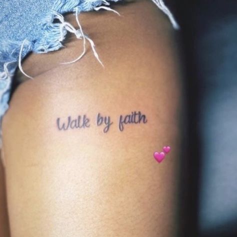 By Faith Tattoo, Walk By Faith Tattoo, Faith Tattoo, Walk By Faith, Walking By, Tattoos