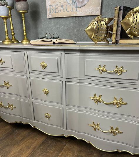 French Provincial Dresser, Sideboard, Coastal Chic, Grandmillennial Style - Etsy UK Old Bedroom Furniture Makeover, Boho French Provincial Dresser, Refurbished French Provincial Dresser, Painted French Provincial Furniture, Painted French Provincial Dresser, Dresser Sideboard, Pink French Provincial Dresser, French Provincial Dresser Makeover, Cream French Provincial Dresser