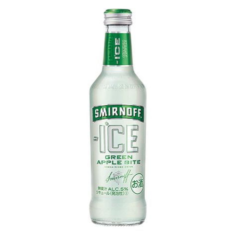 Smirnoff Ice Green Apple, Smirnoff Ice, Smirnoff Vodka, Soju Bottle, Soju, Green Apple, Vodka, Drinks, Green