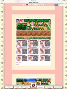 Brown brick Acnl Brick Path Qr Codes, Acnl Brick Path, Acnl Paths, Motif Acnl, Brick Path, Town Ideas, Brown Brick, Spring Holidays, Animal Crossing Qr