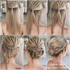 Bun Tutorials, Diy Wedding Hair, Wedding Hairstyles Tutorial, Peinados Fáciles Para Cabello Corto, Hair Easy, Bob Hair, Wedding Hairstyles Updo, Formal Hairstyles, Homecoming Hairstyles