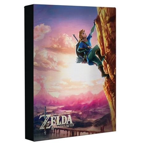 The Legend of Zelda Luminart Light-Up Canvas Art Print Breath Of The Wild Wallpaper, Nintendo Switch Zelda, Stickers Harry Potter, Mandala Nature, Wild Wallpaper, Stickers Alphabet, Illuminated Wall Art, Colored Characters, Light Up Canvas