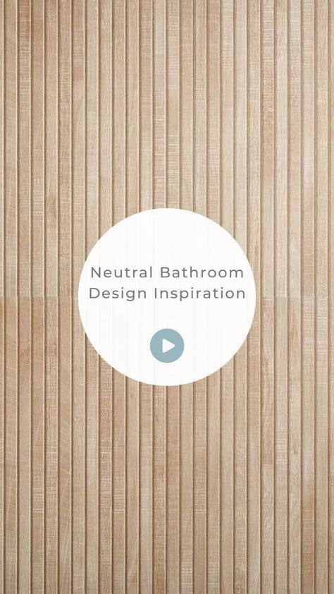 TileBar | Creating a tile feature wall has never been more beautiful! 😍 Our wood-look porcelain tiles combine a real wood aesthetic with the… | Instagram Bathroom Tile That Looks Like Wood, Wood Tile Shower Ideas, Kenridge Ribbon, Tile Feature Wall, Neutral Bathrooms Designs, Wood Tile Shower, Wood Like Tile, Wood Grain Tile, Faux Wood Tiles