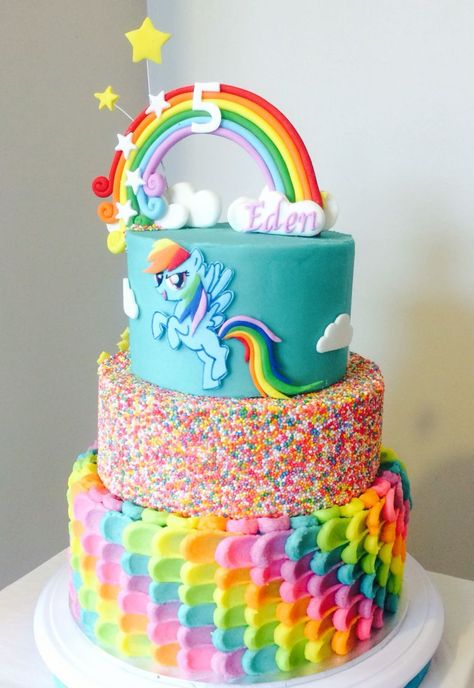 23+ Wonderful Picture of My Little Pony Birthday Cake Ideas - entitlementtrap.com Pony Birthday Cake Ideas, My Little Pony Birthday Cake, Gökkuşaği Pasta, Pony Birthday Cake, Rainbow Dash Cake, Rainbow Dash Birthday, Rainbow Dash Party, Cake Rainbow, My Little Pony Cake