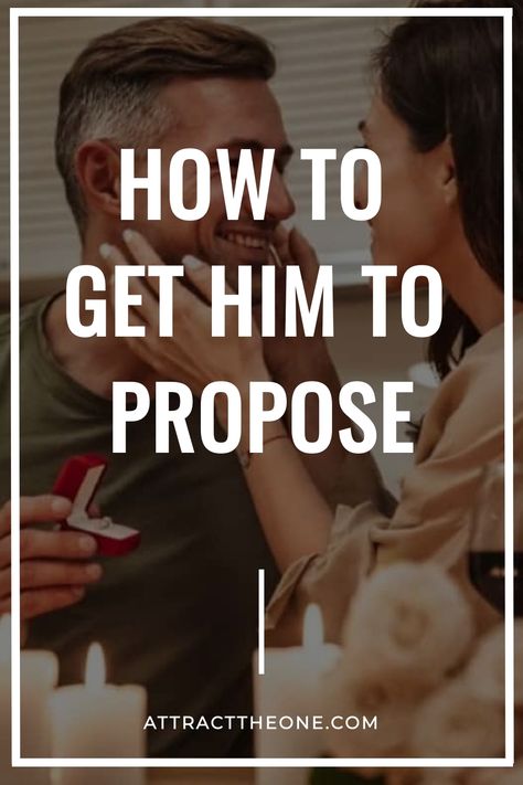 Wondering how to get him to propose? Find out what you can do to inspire a man to commit to marrying you. How To Get Your Boyfriend To Propose, Get Him To Propose, Propose To Him, How To Propose To A Guy On Text, Ways To Propose To A Guy, How To Get Him To Propose, How To Propose A Boy On Chat, How To Propose, Proposal Dos And Donts