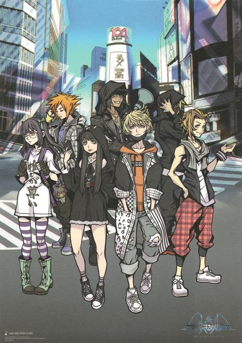 Neo Twewy, Neo News, Title Screen, Tetsuya Nomura, Game Cover, Ds Games, Square Enix, New Tyres, The Square