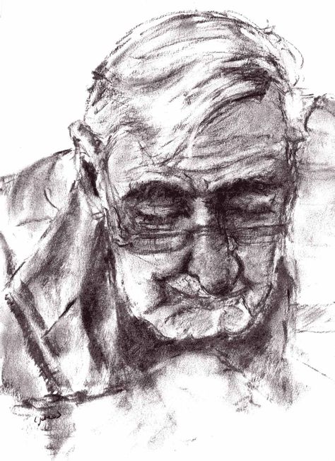 "Nodding off" (charcoal from life) Head Drawing Reference, Head Drawing, Ink Drawings, My Dad, Ink Drawing, Easy Step, Drawing Reference, Pencil, Drawings