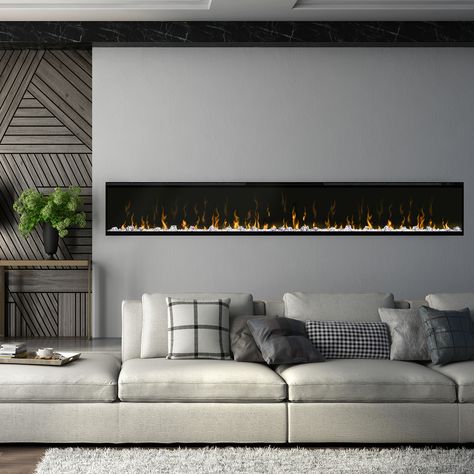 Linear Electric Fireplace, Built In Electric Fireplace, Linear Fireplace, Electric Fireplaces, Wall Mount Electric Fireplace, Contemporary Fireplace, Wall Mounts, Modern Fireplace, Fireplace Wall