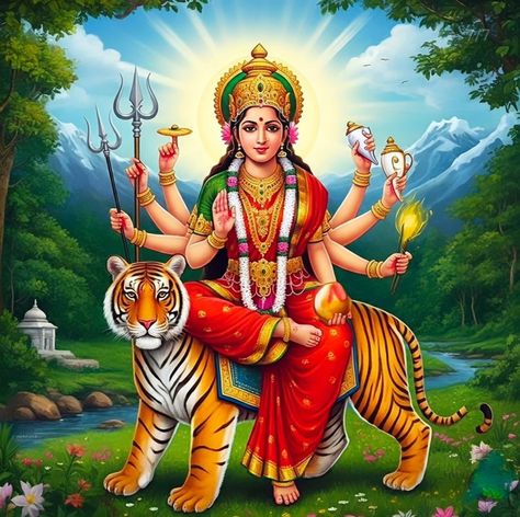 Navaratri Images, Durga Matha, Mata Parvati, Durga Ma, God Pics, Durga Ji, Durga Picture, Jai Mata Di, Sai Baba Pictures