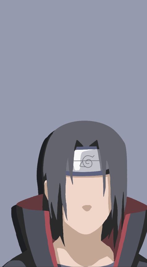 #itachi #naruto Simple Anime Wallpaper, Faceless Anime, Naruto Background, Itachi Naruto, Aesthetic Profile Picture Cartoon Soft, Simple Anime, Anime Lock Screen, Anime Printables, Anime Crafts