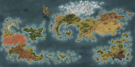 Rpg World Map, World Map Template, Rpg World, Map Generator, Map Template, Fantasy World Map, Fantasy Maps, World Maps, Dungeon Maps