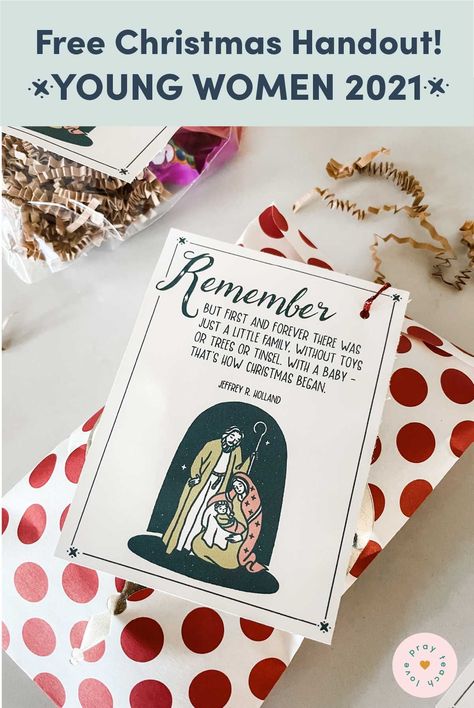 Yw Christmas Lesson, Lds Relief Society Christmas Party Ideas, Young Women’s Christmas Lesson, Lds Young Women Christmas Lesson, Lds Yw Christmas Lesson Ideas 2024, Christmas Yw Activities, Young Women Christmas Lesson, Lds Christmas Lesson Yw, Young Women Christmas Gift Ideas