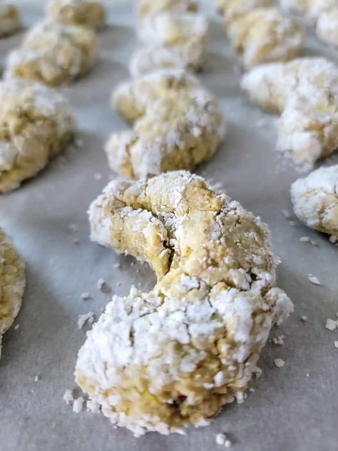 Italian Pistachio Cookies Recipe, Cookie Recipe Gluten Free, Gluten Free Cookie Recipe, Pistachio Cookie, Italian Cookie Recipe, Gluten Free Cookie, Easy Cookie Recipe, Italian Cookie, Pistachio Recipes