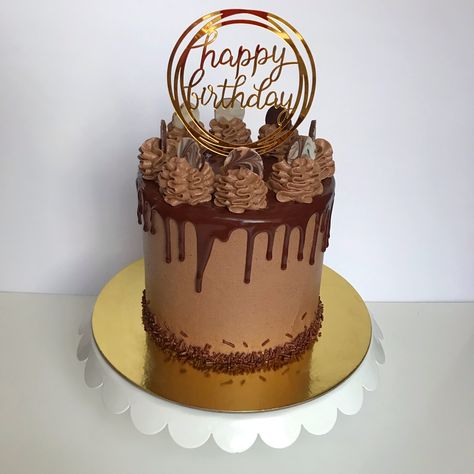 Choc Drip Cake, Chocolate Drip Cake Birthday, 10 Birthday Cake, Chocolate Drip Cake, Birthday Cake Chocolate, Chocolate Drip, Drip Cake, Bday Cake, Drip Cakes