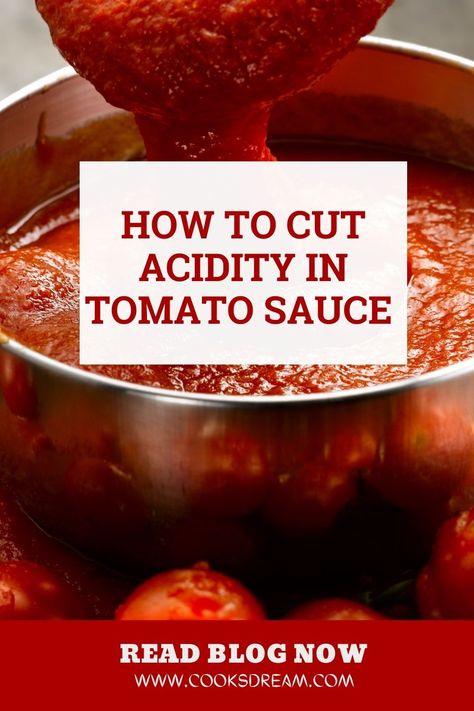 How To Make Spaghetti Sauce Less Acidic, How To Make Tomato Sauce Less Acidic, Simple Homemade Tomato Sauce, Non Acidic Tomato Sauce, Tomatoe Sauce Based Recipes, No Cook Tomato Sauce, Tomato Puree Spaghetti Sauce, Homemade Tomato Sauce With Canned Tomato, Non Acidic Pasta Sauce