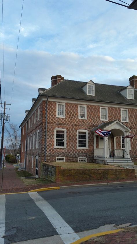 Historic Chestertown, MD Town Hall Exterior, Small Colonial, Washington College, Town Hall, Small Town, Small Towns, Washington, Exterior, House Styles