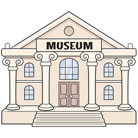 Museum Drawing, Archaeology For Kids, Photo Editing Apps Iphone, Community Places, Kids Art Galleries, Book Presentation, House Cartoon, Vision Art, Head Drawing