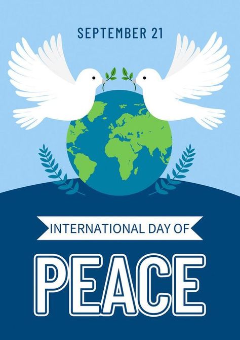 Teach Peace (09/21/22) #InternationalDayOfPeace #PeaceDay World Peace Day Poster, International Peace Day Poster, Peace Day Poster, Cartoon Pigeon, Peace Pigeon, International Peace Day, Emo Designs, World Peace Day, Peace Day