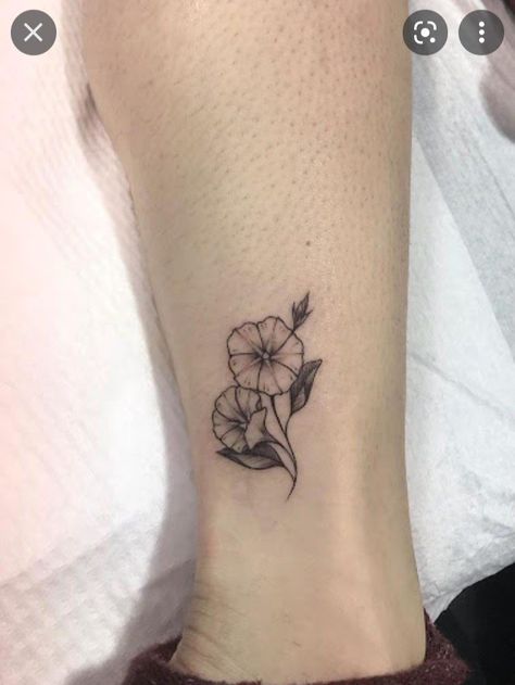 Pretty Morning, Morning Glory Tattoo, Glory Tattoo, Father Tattoos, Flower Language, Crown Tattoo Design, Small Flower Tattoos, Crown Tattoo, Dainty Tattoos