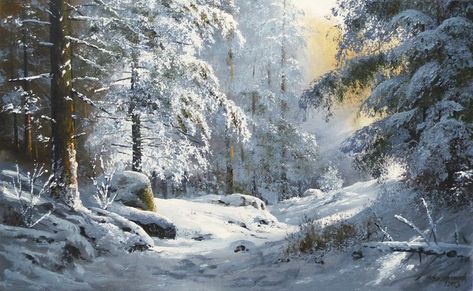 Landscape Photography Horizontal, Photography Horizontal, Nature Paintings Acrylic, Landscape Painting Watercolor, Winter Landscape Photography, Dream Pictures, Winter Landscape Painting, Painting Snow, Winter Painting