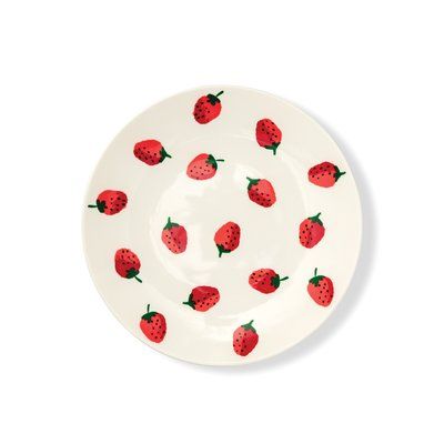 kate spade new york Strawberries Melamine Dinner Plate, Strawberries (Set of 2) Whimsical Plates, Beautiful Dinner, Diy Pottery Painting, Color Me Mine, Appetizer Plates Set, Melamine Dinner Plates, Elegant Dinner Party, Pottery Painting Designs, Pretty Plates