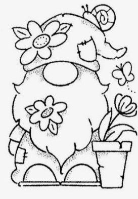 Painted Bricks Crafts, Abstract Art Projects, Free Coloring Pages For Kids, Decorative Painting Patterns, Gnome Pictures, Mushroom Paint, Baby Animal Drawings, Disney Princess Coloring Pages, Scroll Saw Patterns Free